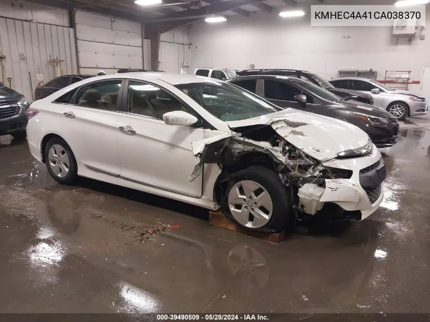 KMHEC4A41CA038370 2012 Hyundai Sonata Hybrid