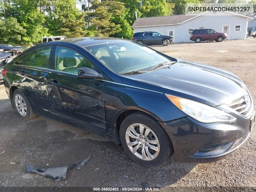 2012 Hyundai Sonata Gls VIN: 5NPEB4AC0CH453297 Lot: 39502402