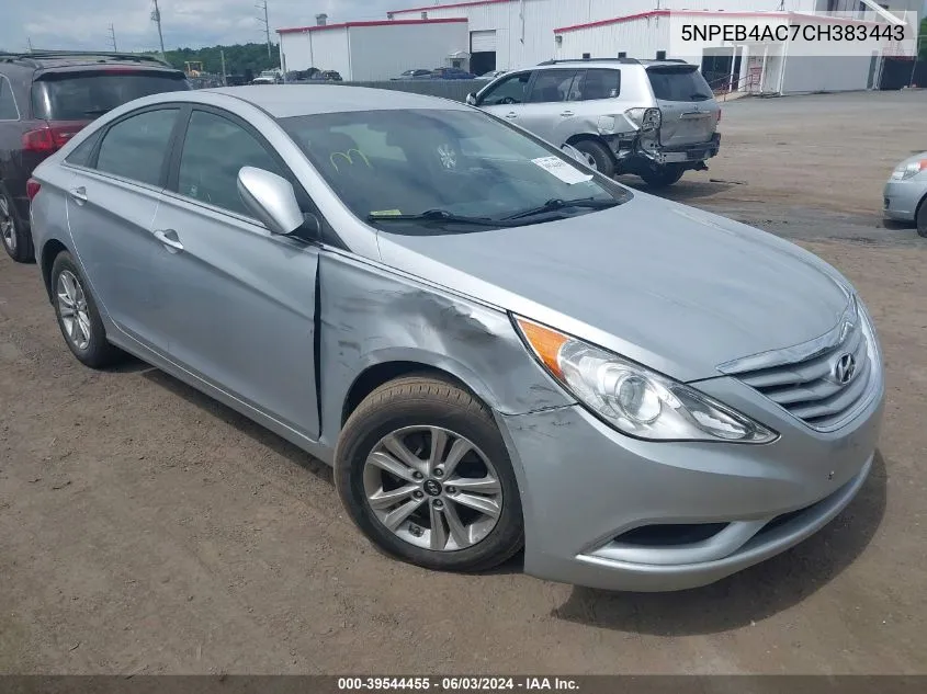 5NPEB4AC7CH383443 2012 Hyundai Sonata Gls