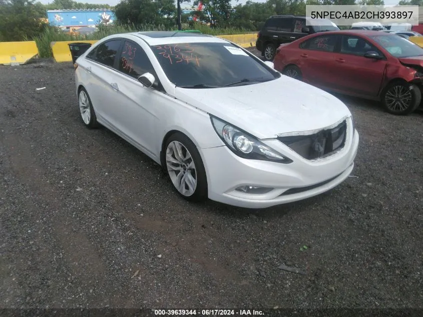 2012 Hyundai Sonata Se 2.0T VIN: 5NPEC4AB2CH393897 Lot: 39639344