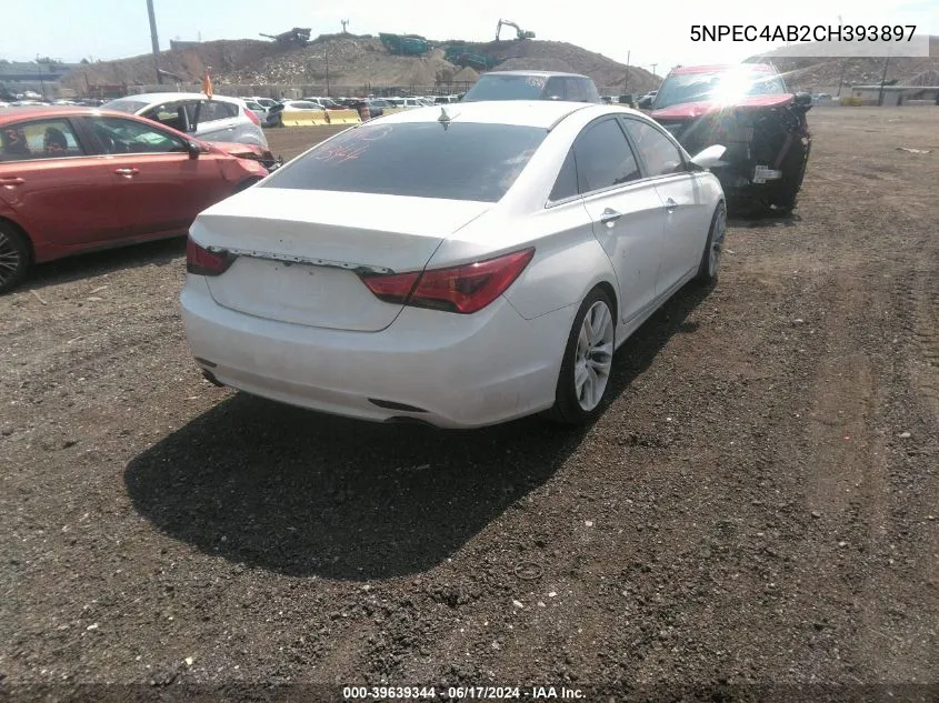 5NPEC4AB2CH393897 2012 Hyundai Sonata Se 2.0T