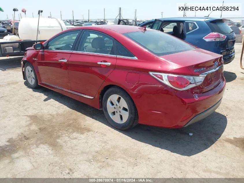 KMHEC4A41CA058294 2012 Hyundai Sonata Hybrid