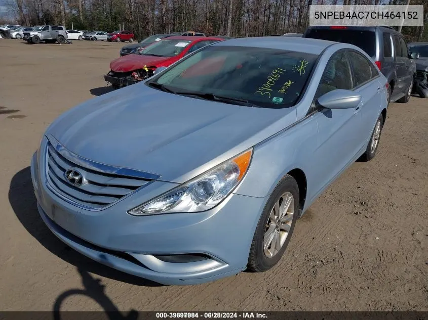 5NPEB4AC7CH464152 2012 Hyundai Sonata Gls