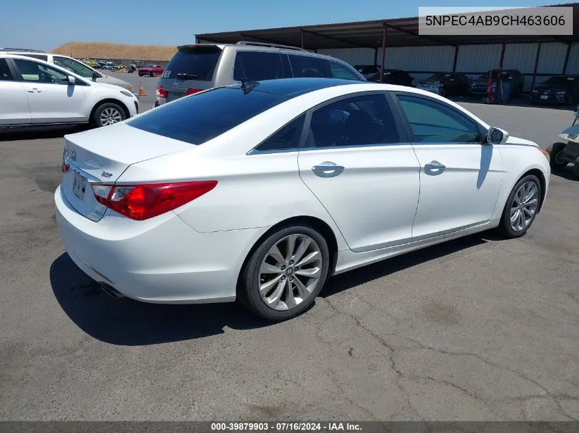 2012 Hyundai Sonata Limited 2.0T VIN: 5NPEC4AB9CH463606 Lot: 39879903