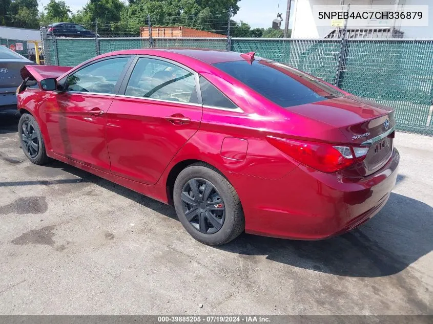 5NPEB4AC7CH336879 2012 Hyundai Sonata Gls