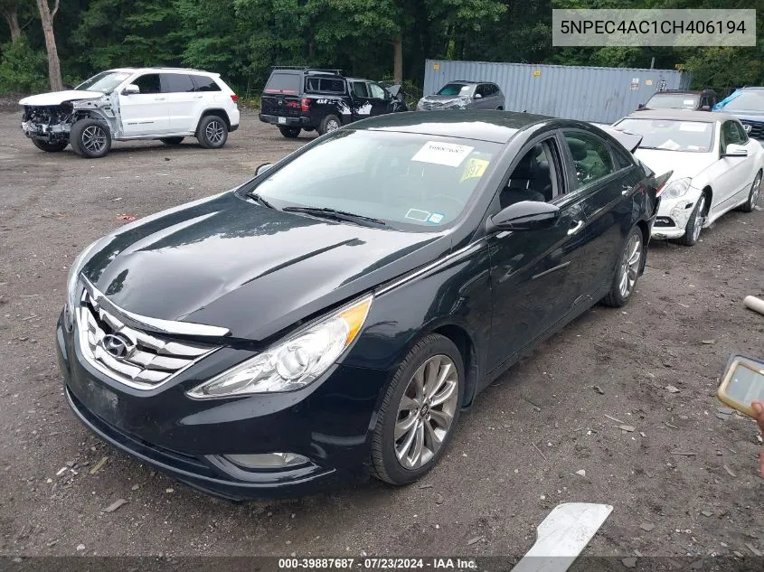 5NPEC4AC1CH406194 2012 Hyundai Sonata Se