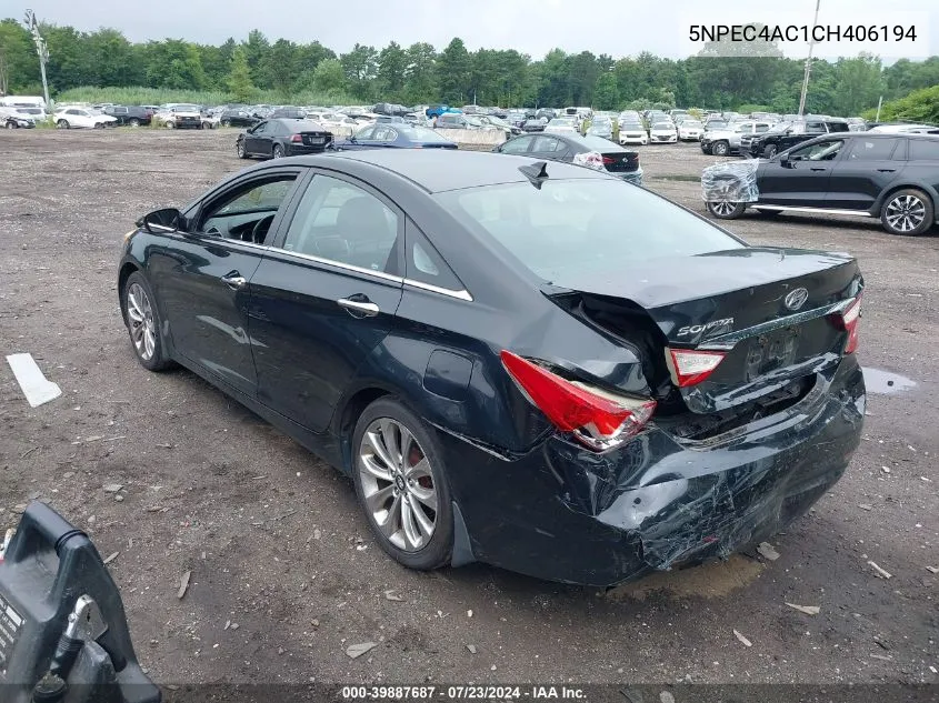 5NPEC4AC1CH406194 2012 Hyundai Sonata Se