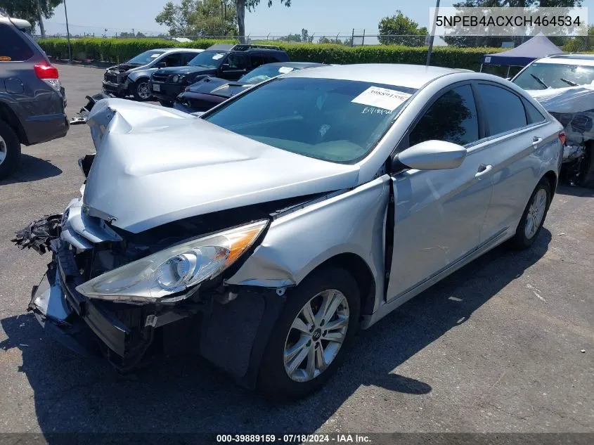 5NPEB4ACXCH464534 2012 Hyundai Sonata Gls