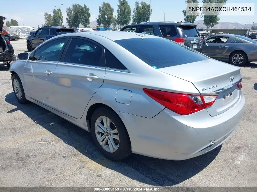 5NPEB4ACXCH464534 2012 Hyundai Sonata Gls