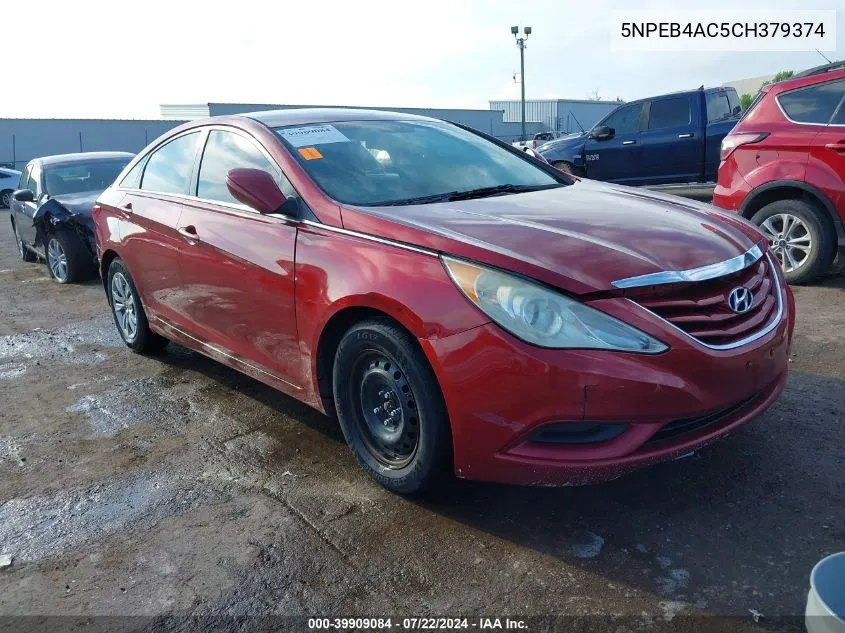 5NPEB4AC5CH379374 2012 Hyundai Sonata Gls