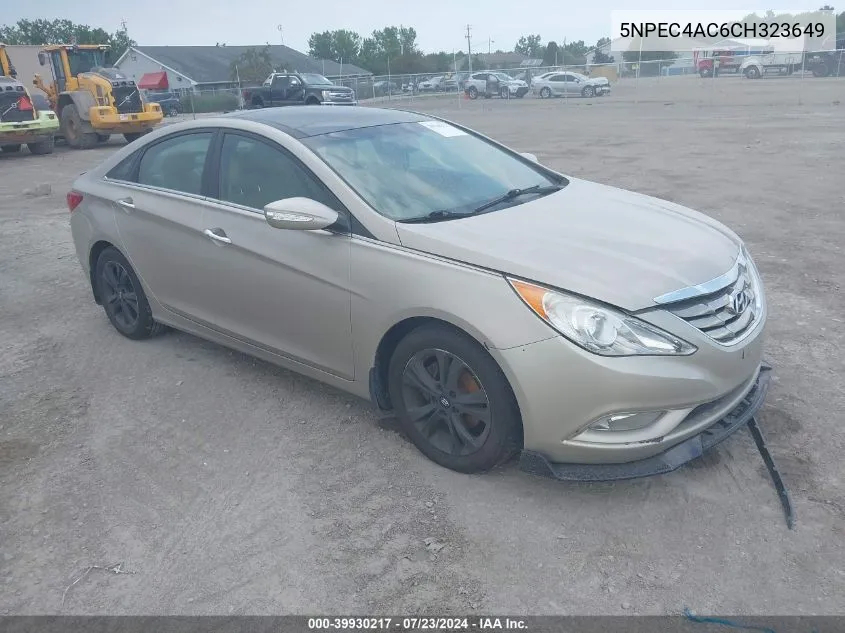 2012 Hyundai Sonata Limited VIN: 5NPEC4AC6CH323649 Lot: 39930217