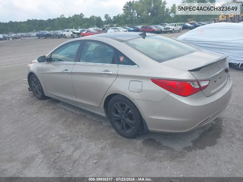 5NPEC4AC6CH323649 2012 Hyundai Sonata Limited