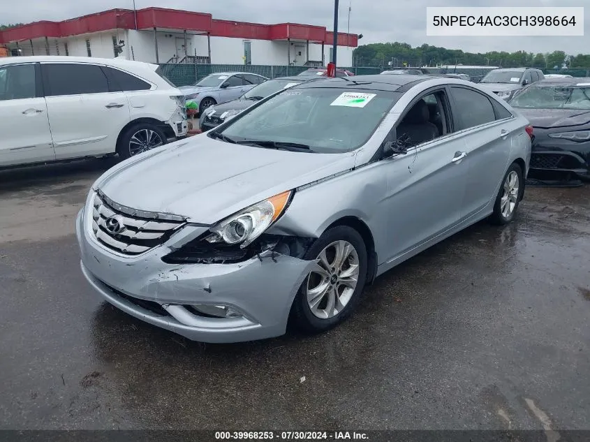 5NPEC4AC3CH398664 2012 Hyundai Sonata Limited