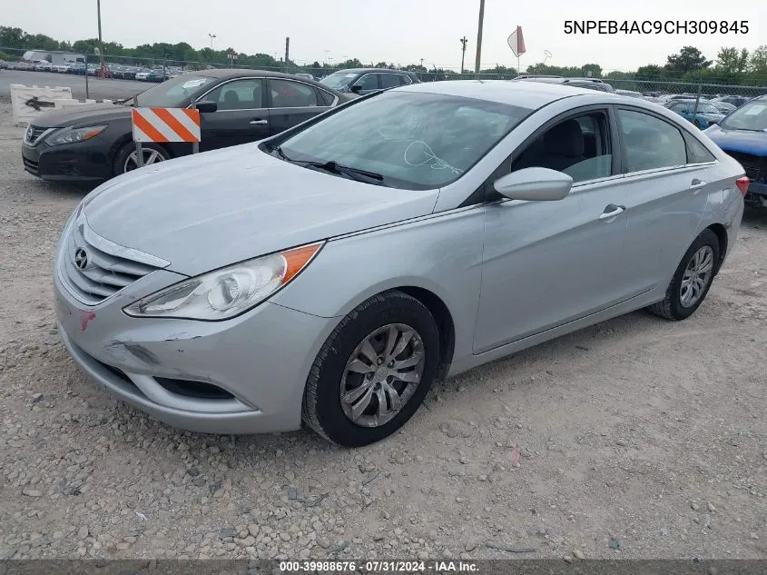 5NPEB4AC9CH309845 2012 Hyundai Sonata Gls