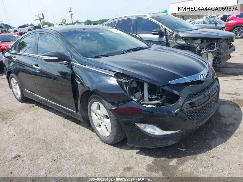 2012 Hyundai Sonata Hybrid VIN: KMHEC4A44CA059374 Lot: 40026402