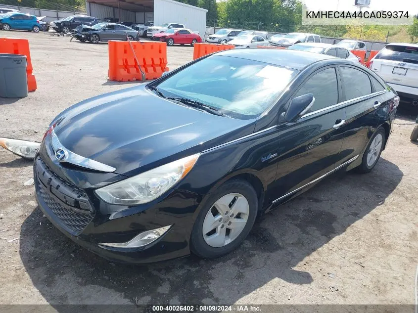 KMHEC4A44CA059374 2012 Hyundai Sonata Hybrid