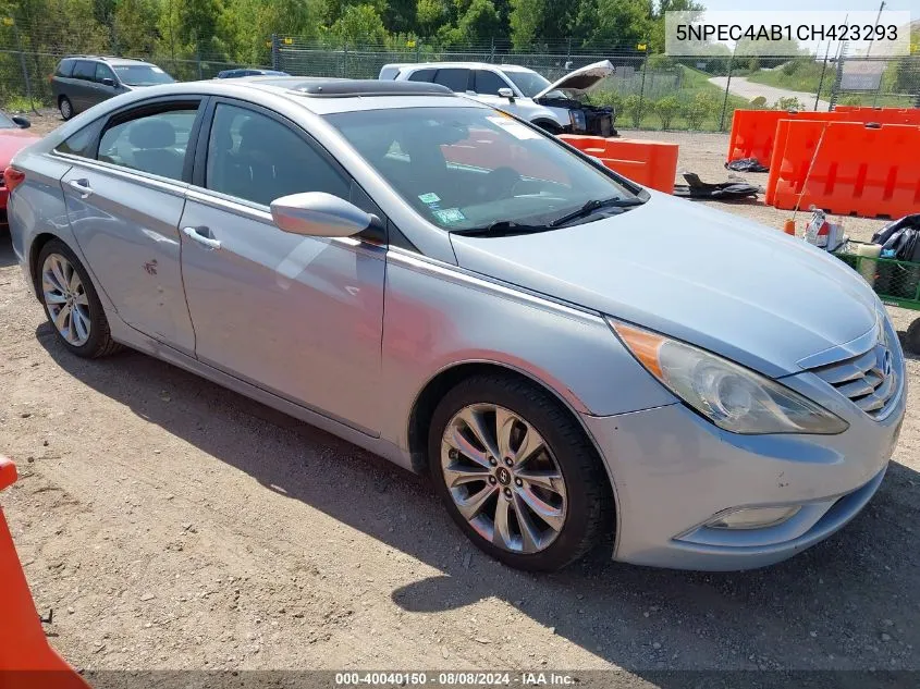 5NPEC4AB1CH423293 2012 Hyundai Sonata Se 2.0T