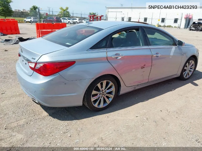 5NPEC4AB1CH423293 2012 Hyundai Sonata Se 2.0T