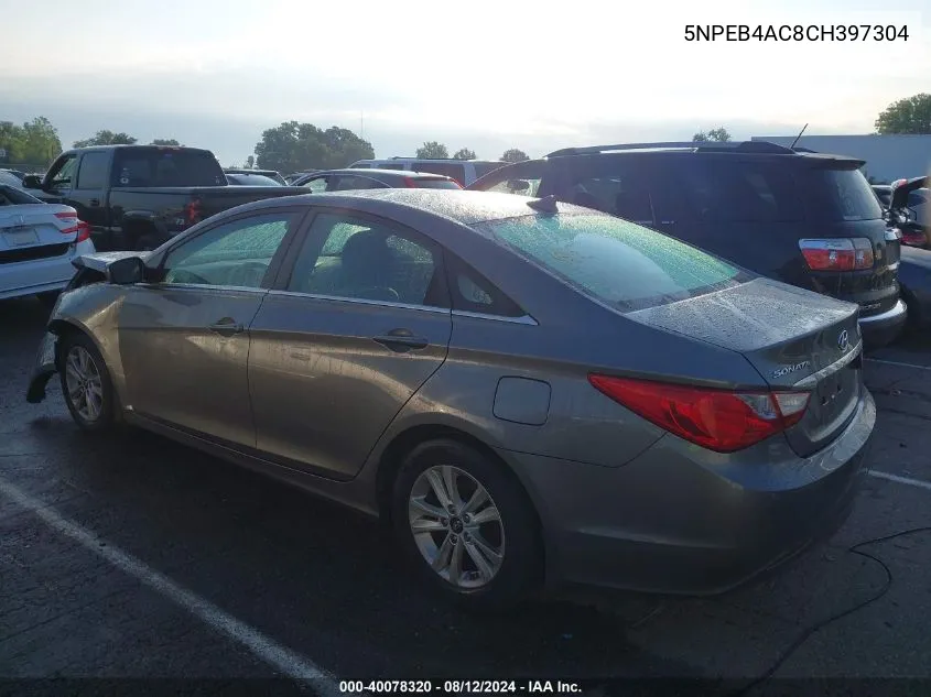 5NPEB4AC8CH397304 2012 Hyundai Sonata Gls