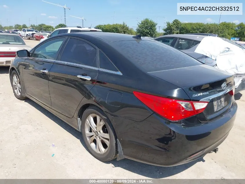 5NPEC4AC2CH332512 2012 Hyundai Sonata Limited