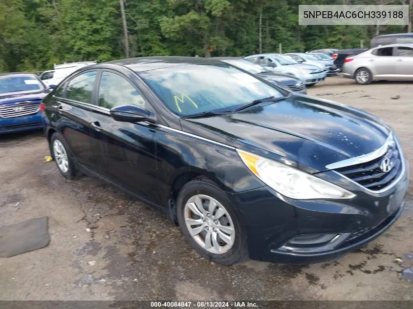 5NPEB4AC6CH339188 2012 Hyundai Sonata Gls