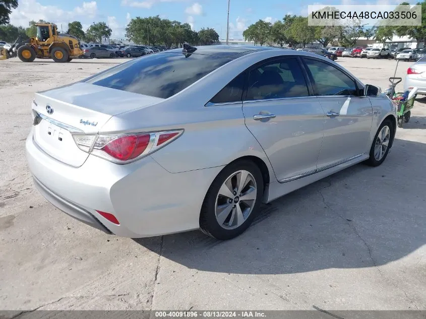 KMHEC4A48CA033506 2012 Hyundai Sonata Hybrid