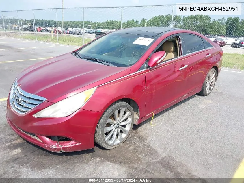 5NPEC4ABXCH462951 2012 Hyundai Sonata Limited 2.0T