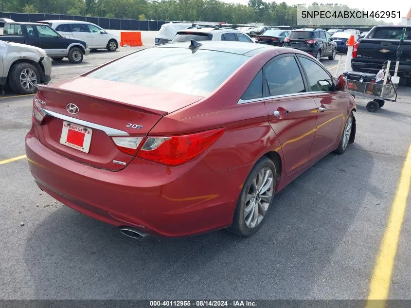 5NPEC4ABXCH462951 2012 Hyundai Sonata Limited 2.0T