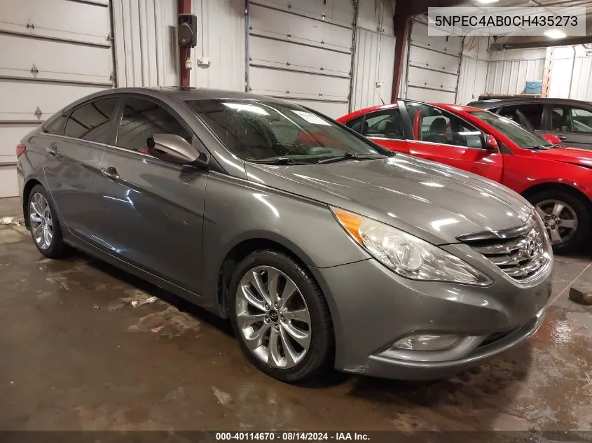 2012 Hyundai Sonata Se 2.0T VIN: 5NPEC4AB0CH435273 Lot: 40114670