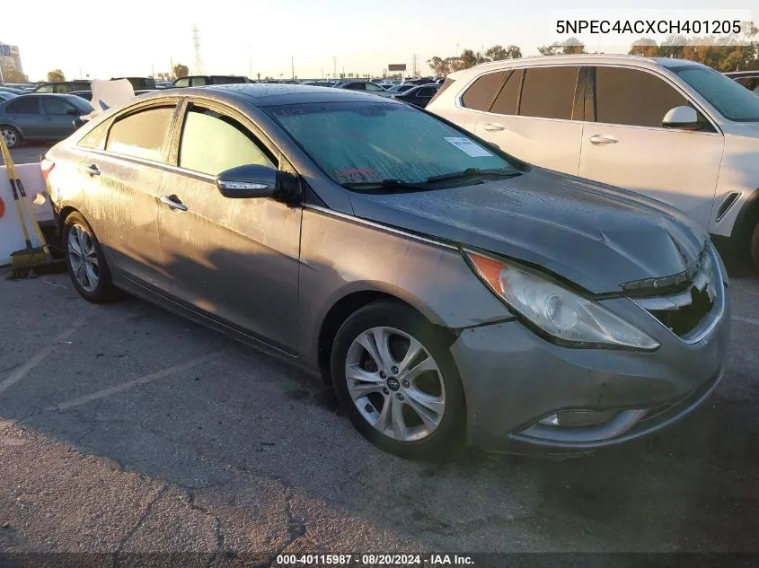 5NPEC4ACXCH401205 2012 Hyundai Sonata Limited