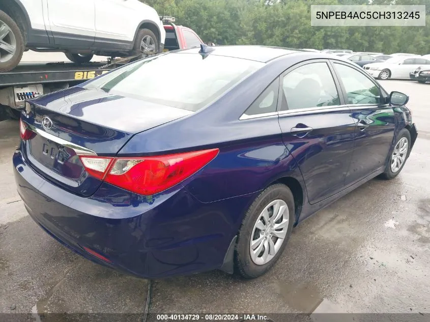 5NPEB4AC5CH313245 2012 Hyundai Sonata Gls