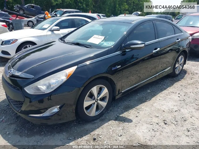 2012 Hyundai Sonata Hybrid VIN: KMHEC4A46CA054368 Lot: 40166415