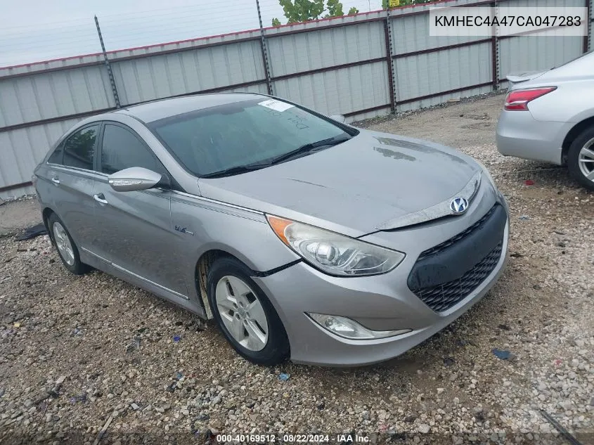 2012 Hyundai Sonata Hybrid VIN: KMHEC4A47CA047283 Lot: 40169512