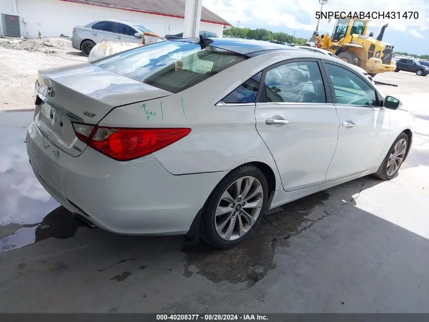 5NPEC4AB4CH431470 2012 Hyundai Sonata Limited 2.0T