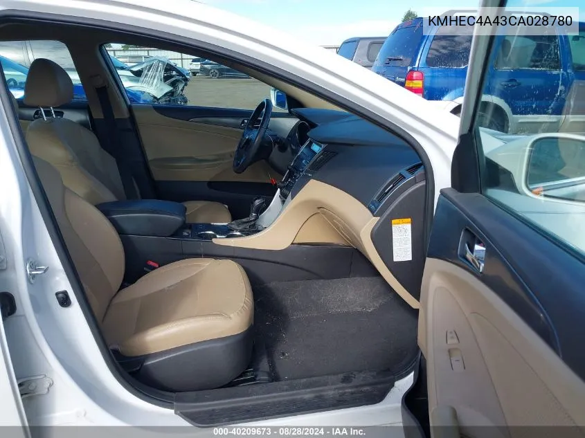 KMHEC4A43CA028780 2012 Hyundai Sonata Hybrid