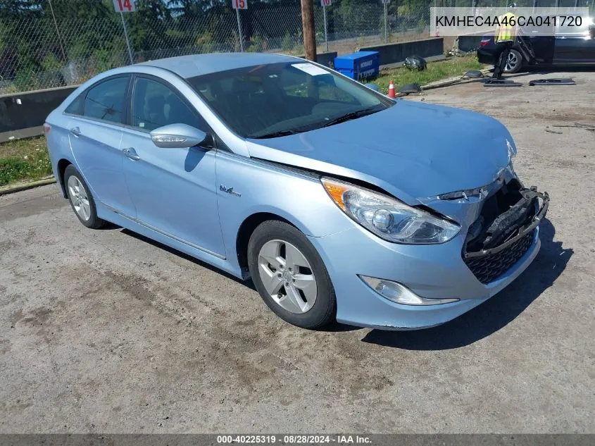 KMHEC4A46CA041720 2012 Hyundai Sonata Hybrid