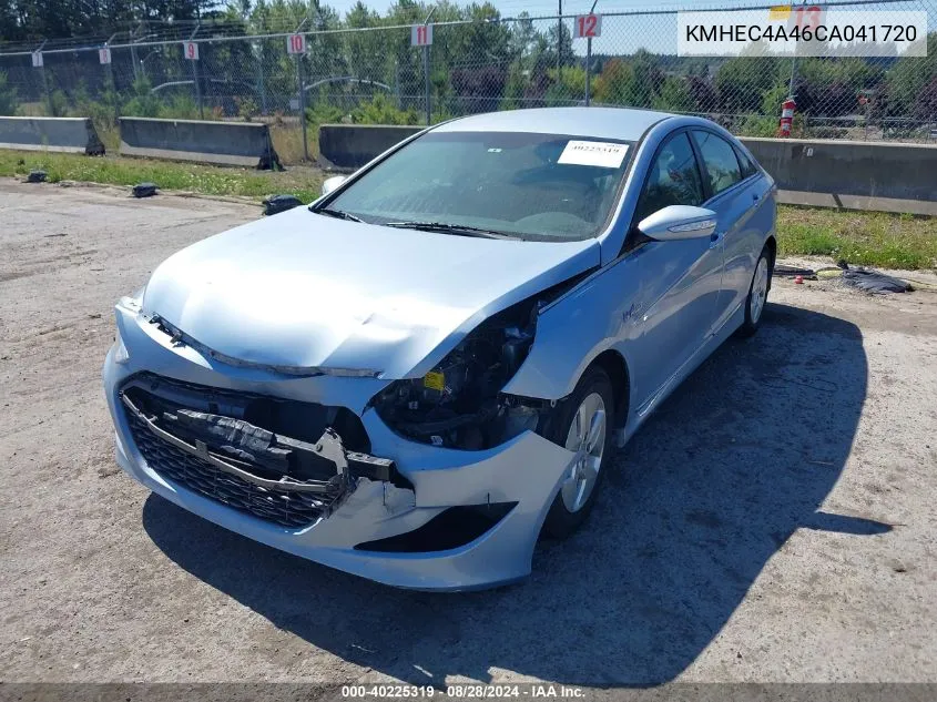 KMHEC4A46CA041720 2012 Hyundai Sonata Hybrid