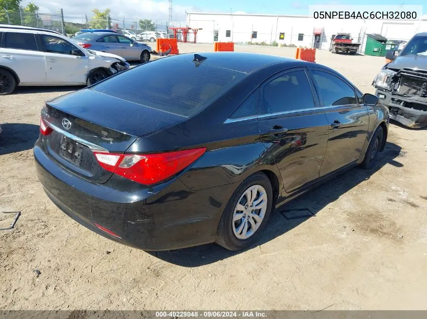 05NPEB4AC6CH32080 2012 Hyundai Sonata Gls