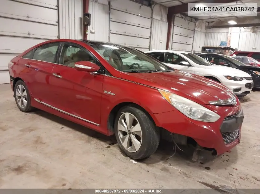 KMHEC4A41CA038742 2012 Hyundai Sonata Hybrid