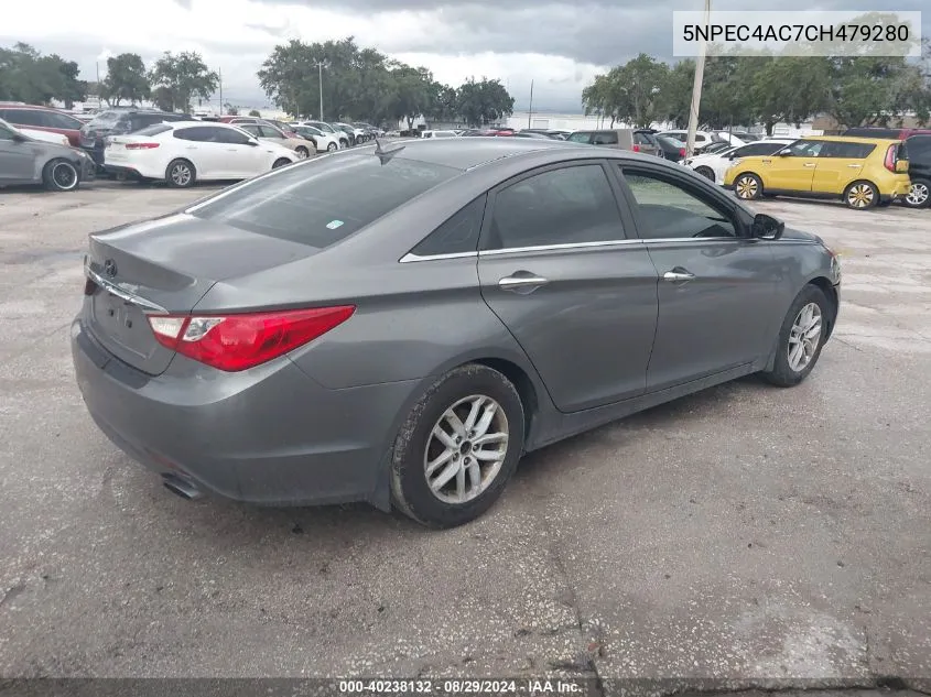 5NPEC4AC7CH479280 2012 Hyundai Sonata Se