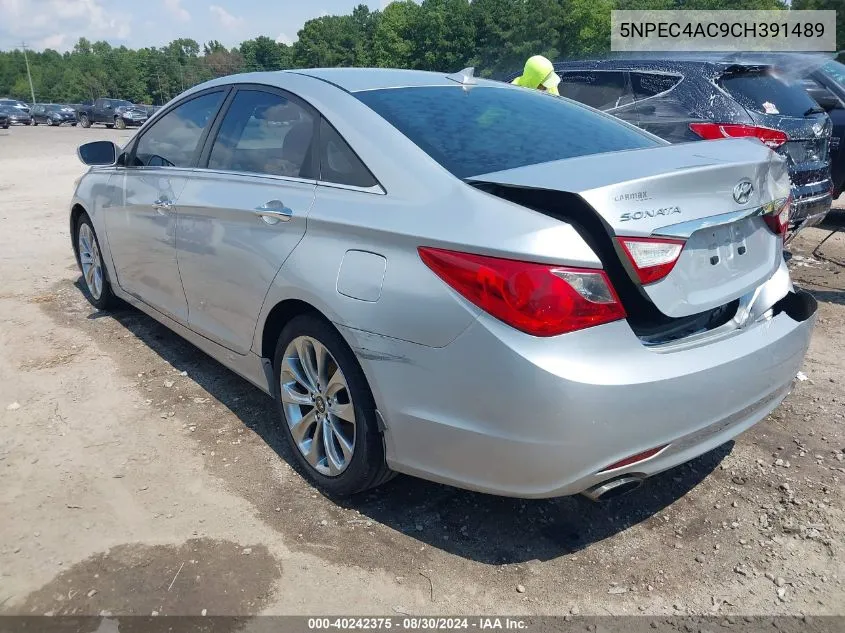 2012 Hyundai Sonata Gls/Limited/Se VIN: 5NPEC4AC9CH391489 Lot: 40242375