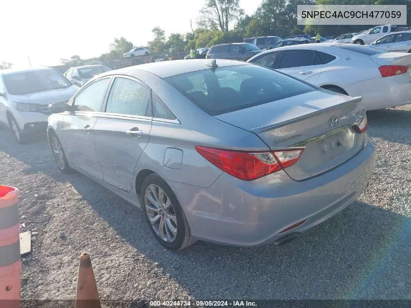 5NPEC4AC9CH477059 2012 Hyundai Sonata Se