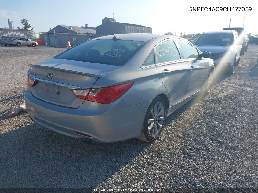 5NPEC4AC9CH477059 2012 Hyundai Sonata Se