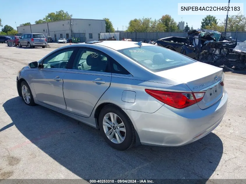 5NPEB4AC2CH452183 2012 Hyundai Sonata Gls