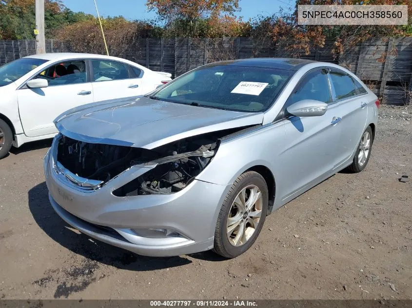 5NPEC4AC0CH358560 2012 Hyundai Sonata Limited