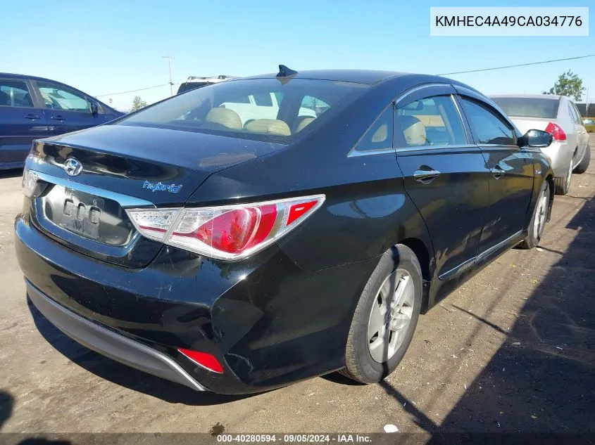 KMHEC4A49CA034776 2012 Hyundai Sonata Hybrid Hybrid