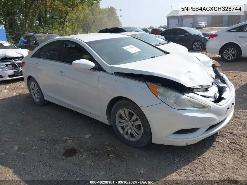 5NPEB4ACXCH328744 2012 Hyundai Sonata Gls