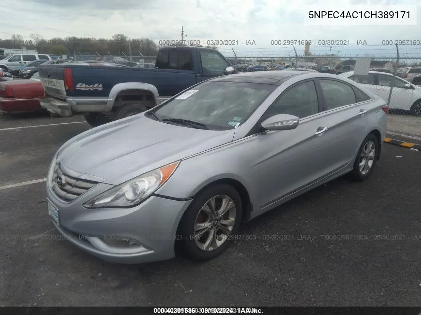 5NPEC4AC1CH389171 2012 Hyundai Sonata Limited