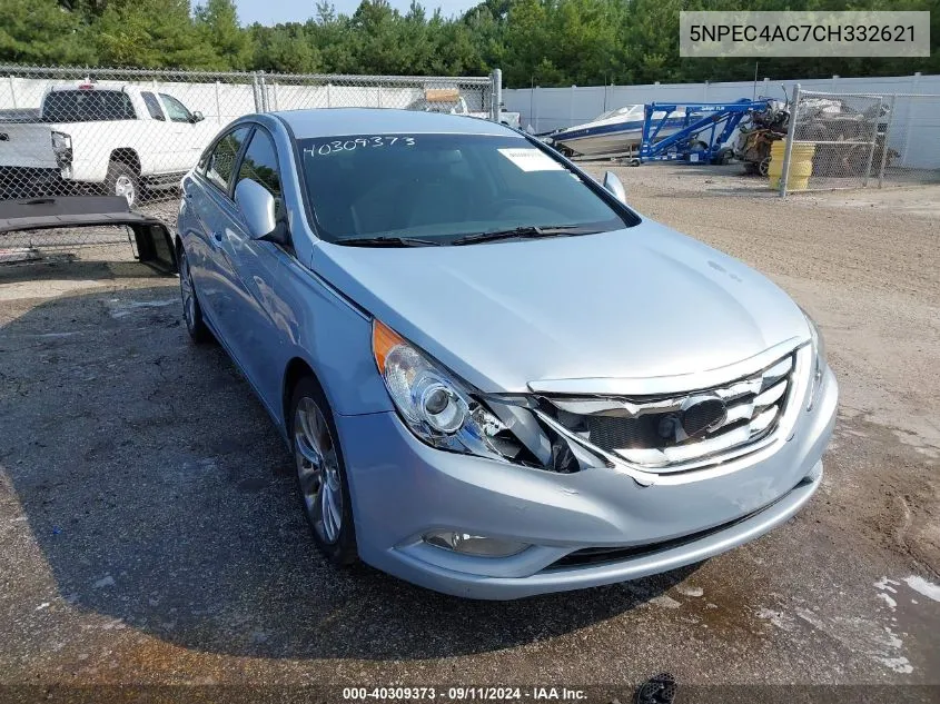 2012 Hyundai Sonata Se/Limited VIN: 5NPEC4AC7CH332621 Lot: 40309373