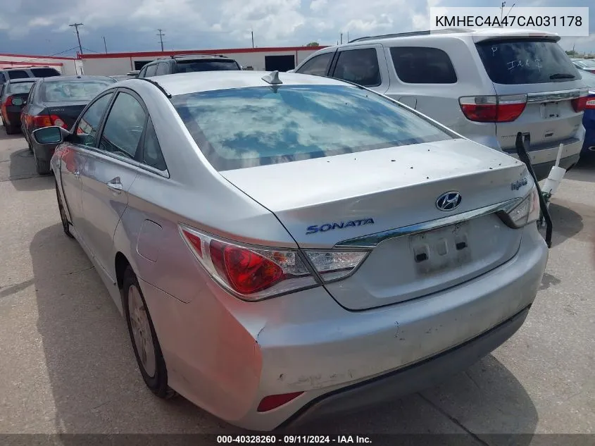 KMHEC4A47CA031178 2012 Hyundai Sonata Hybrid Hybrid